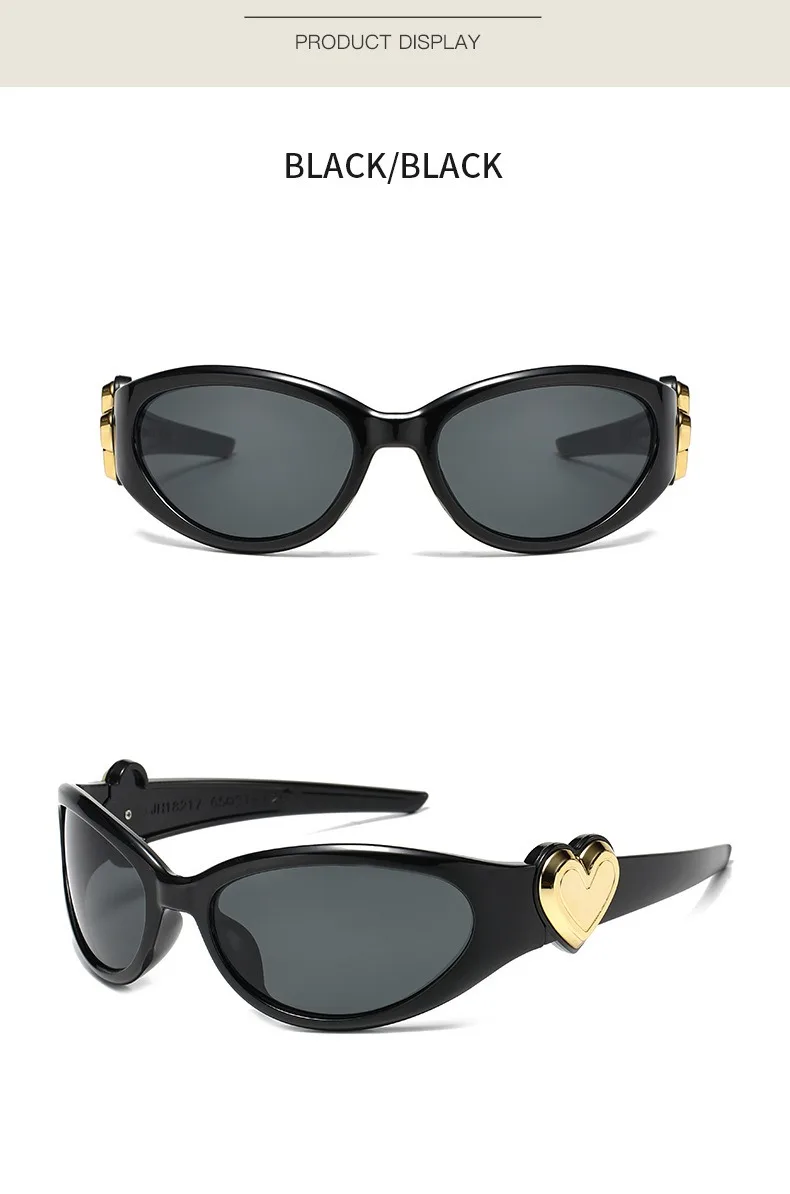 Retro Oval Cat-Eye Sunglasses — product detail 7