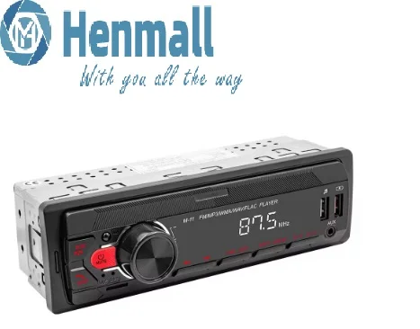 HENMALL  Car MP3 Player M11 1DIN Bluetooth USB charging FM Radio USB/SD/AUX Input In Dash