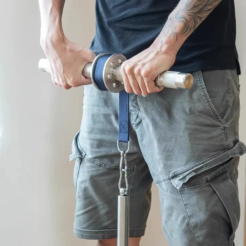 

Тренажер для предплечья из нержавеющей стали 304, катящийся стержень тысячи фунтов для силовых тренировок предплечья и рукоятки для износа веса запястья