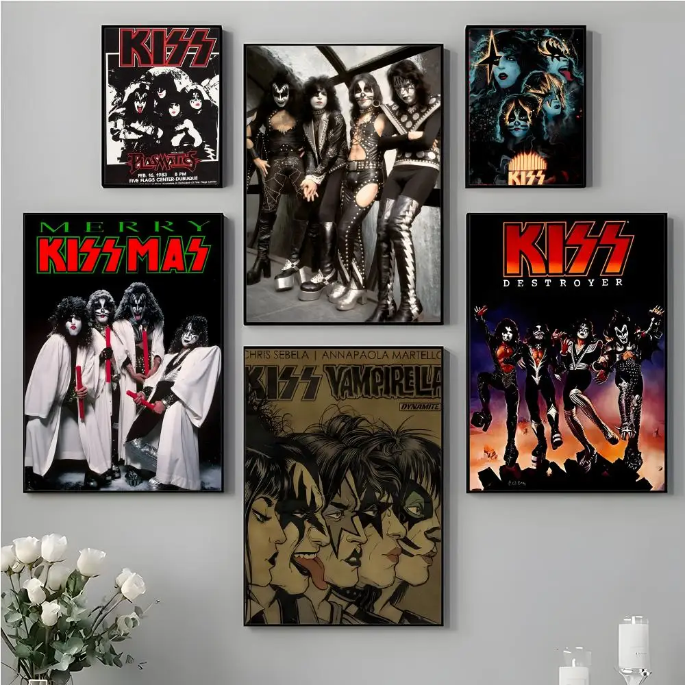 KISS Poster Top-Quality Poster For Household Room Bar Cafe Wall Art Decor & Gift Item