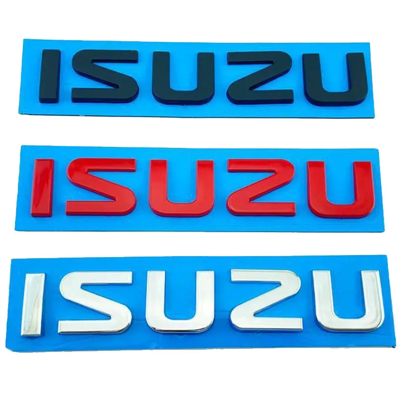 ISUZU car sticker for ISUZU D-MAX SUV English letter badge label modification decal rear trunk logo decoration label accessories