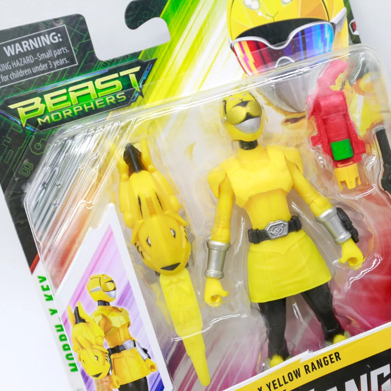 Hasbro Power Rangers Beast Moprhers Collection Figure Toy Cassie Zhane Riley Action Figure Toys for Kids Birthday Gift