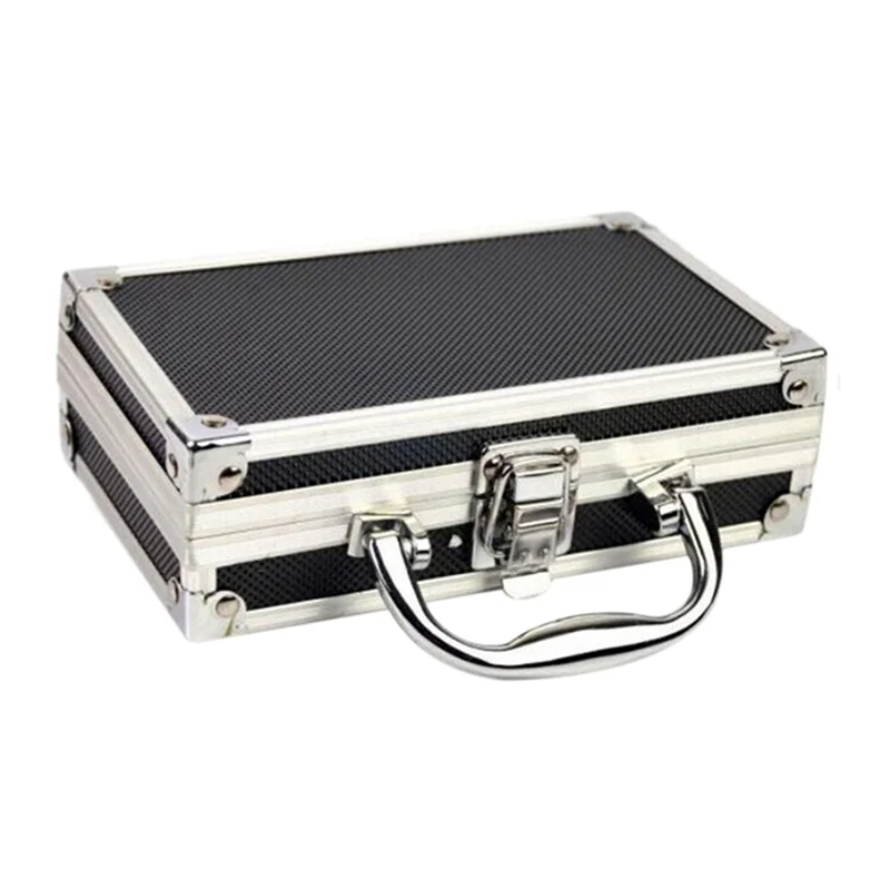 

Aluminum Alloy Toolbox Accessories Storage Box Practical Aluminum Suitcase Portable Handle Small Toolbox Storage Box