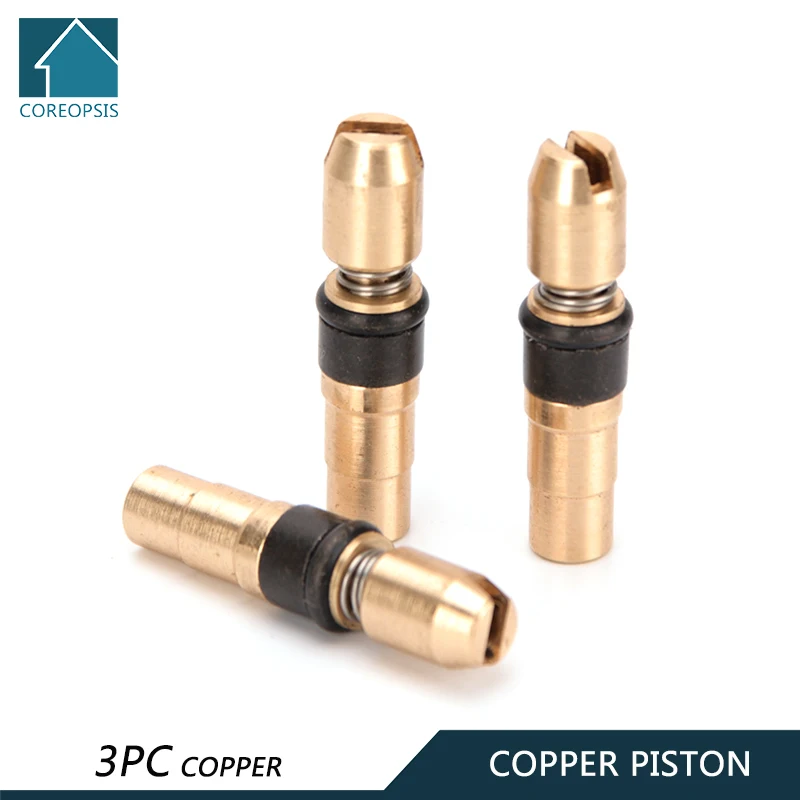 Copper Piston High Pressure Pump Spare Kit 30Mpa 300bar 4500psi Third Stage Replacement Kit Air Pumps Parts & Accessories 3pcs