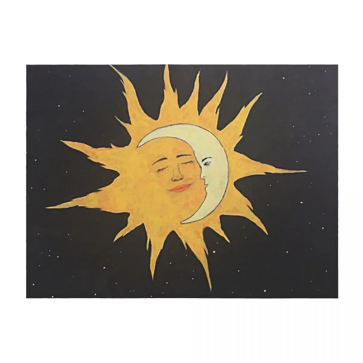 

Sun & Moon Throw Blanket Sofa Camping Hairys Tourist Blankets