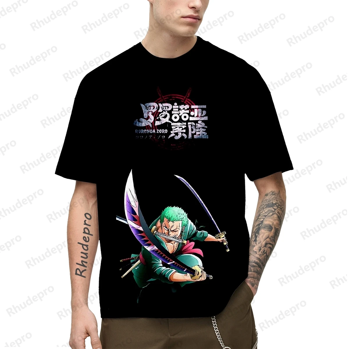 2024 Letnie męskie koszulki jednoczęściowe Anime Monkey D. Luffy z nadrukiem 3D do odgrywania ról Damskie i dziecięce koszulki uliczne Unisex Oversized