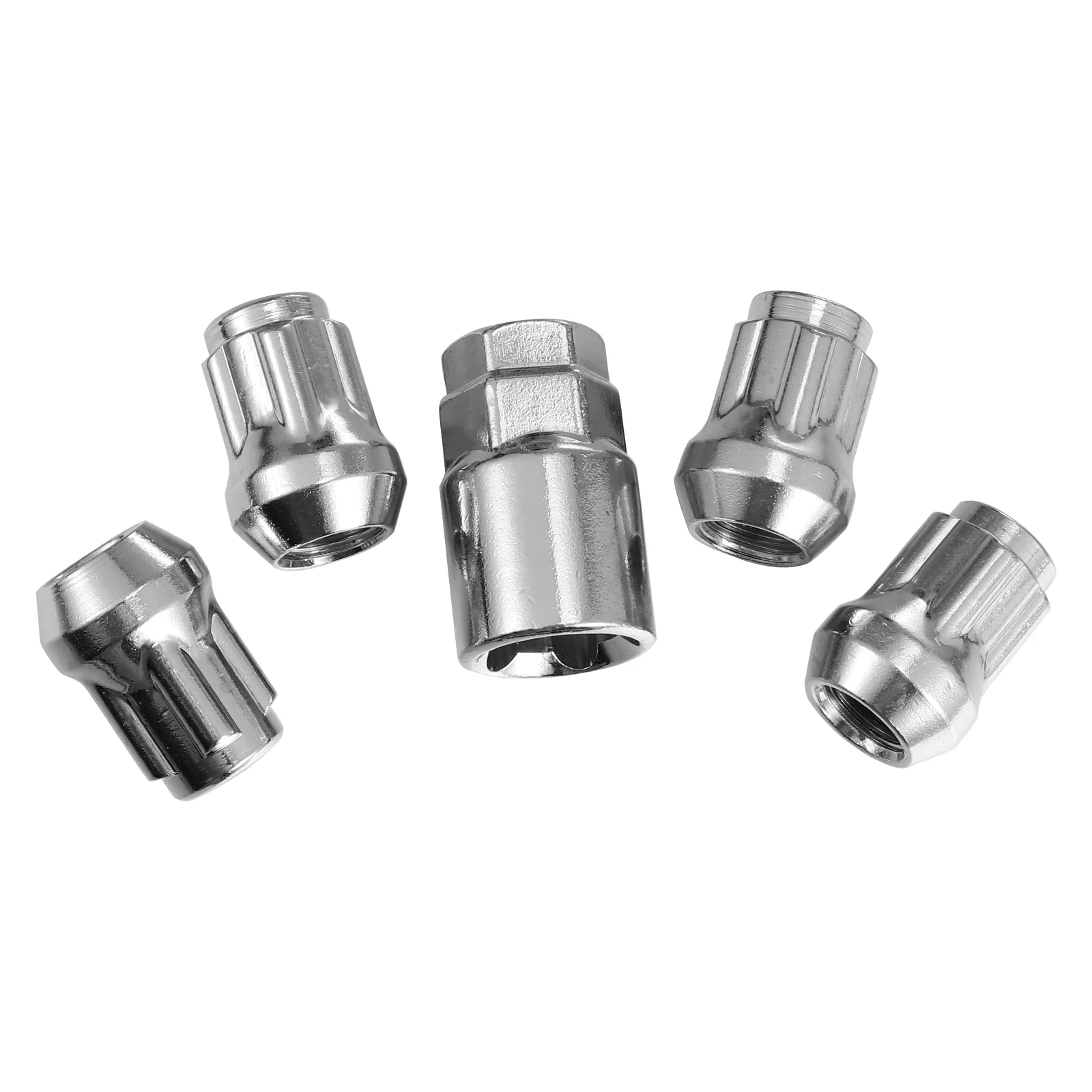 4 Pcs Wheel Anti-theft Nut Bolt Safety for Car Rim Screw M12x15 Automotive Parts Locking Bride Nuts Rims Lug Bolts