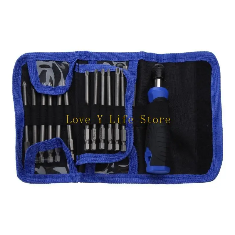 L74C Pratico Bit sicurezza a lungo set con pezzi cacciavite per cacciavite