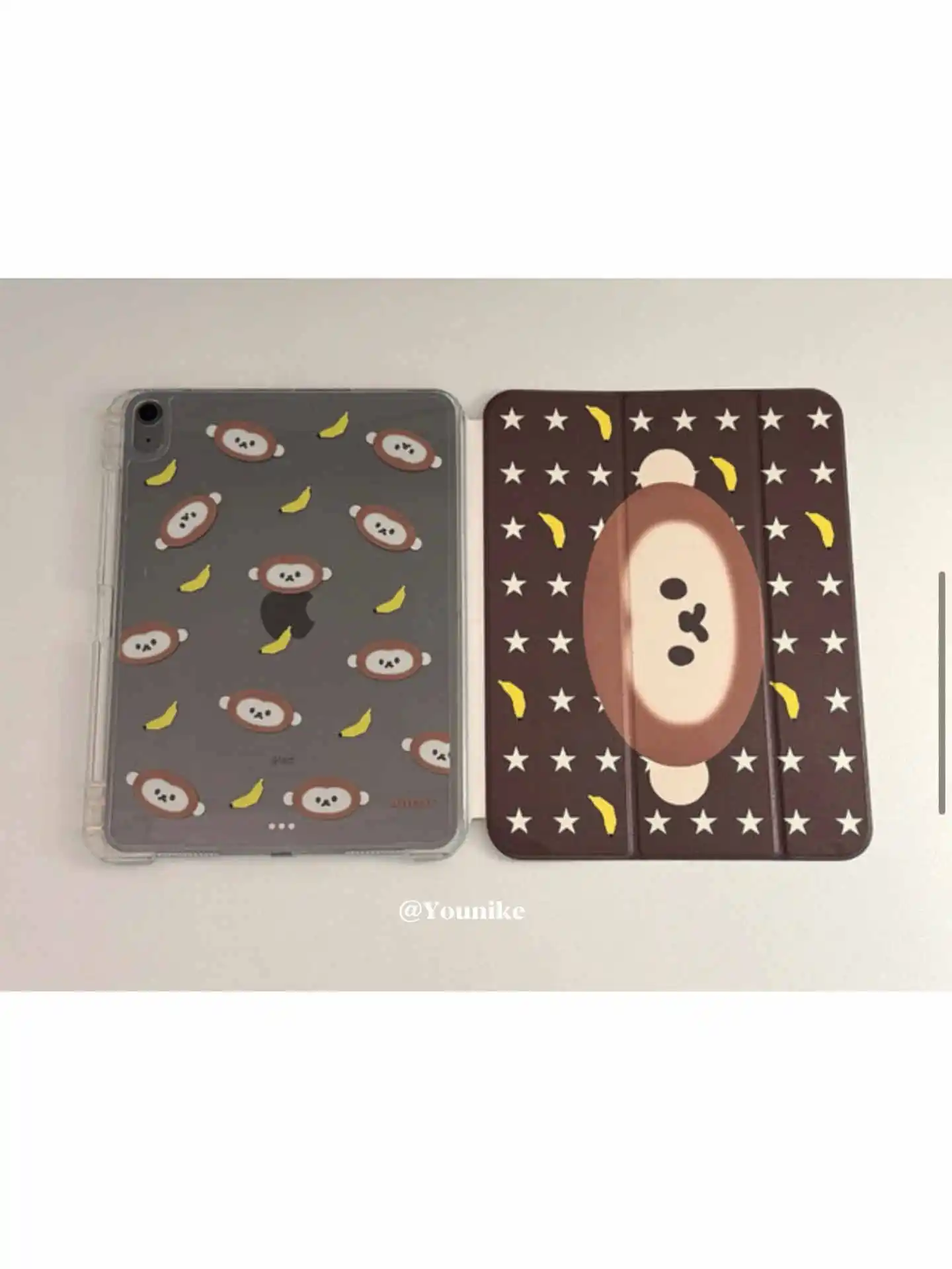 Cute Monkey Creative Y2K Case For iPad Air 11 10th 11th A16 9th Cover iPad Pro11 4 5 10.9in 12.9 M2 M3 M4 Mini 7 Pencil Holder
