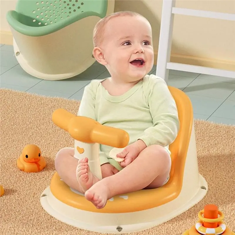 A04G-Anti Slip Baby Tub Seat Bathtub Pad Mat Chair Safety Newborn Toddler Infant Care Children Bathing Shower Chair view 4
