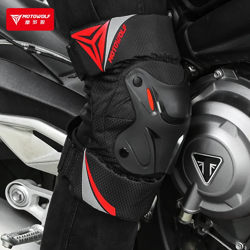 MOTOWOLF Motorcycle Riding Anti Fall Knee Protection Off-road Racing Protective Gear Outdoor Sports Anti Fall Leg Protection