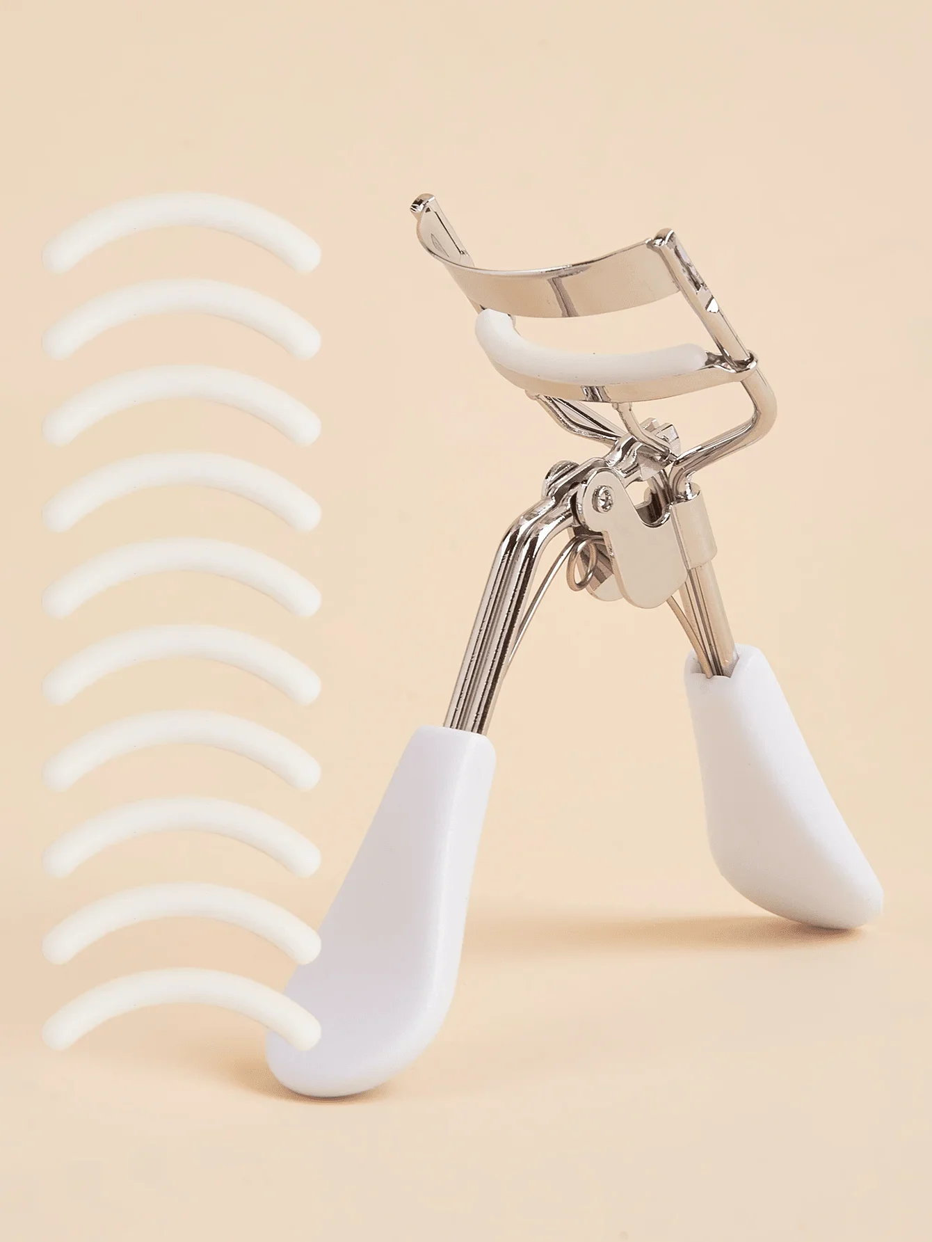 Eyelash Curler With Replacement Pads Set, Easy To Use, Eyelash Curler, Non-Pinching, Professional Makeup Tool, Affordable Replaceable, Suitable For Vanity, Bedroom, Travel, Women's Gift, Mother's Day Gift