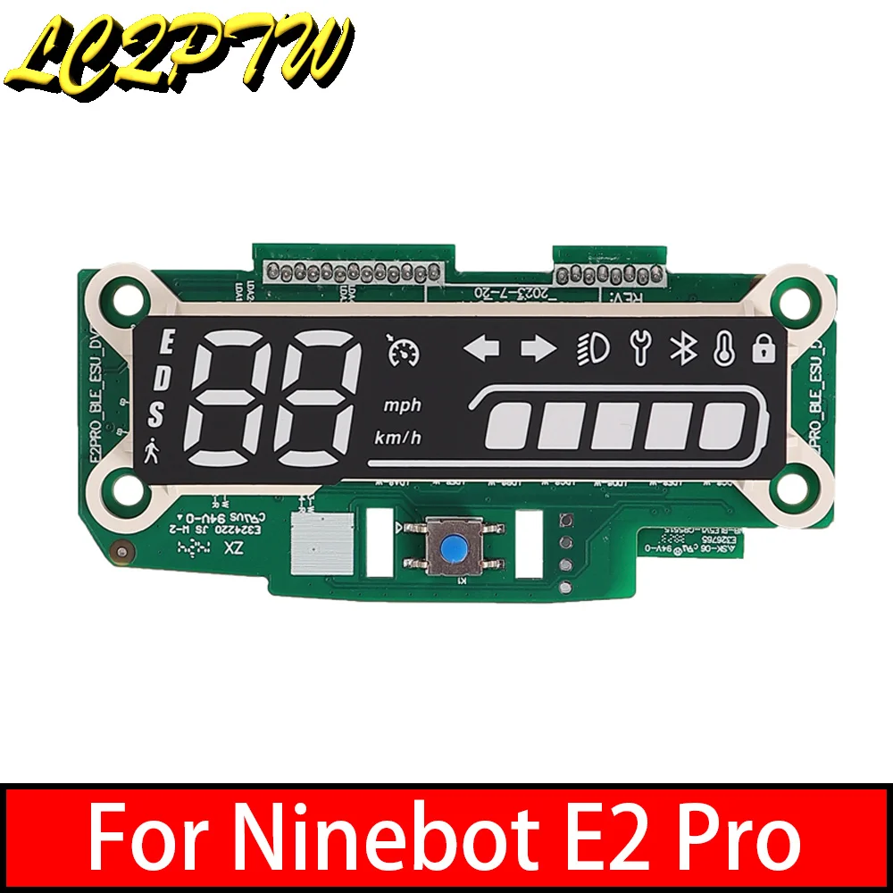 Painel para ninebot e2 pro kickscooter scooter elétrico display painel placa de circuito bt placas controlador peças