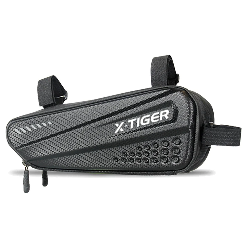 

X-TIGER Bicycle Bag 1.2L Waterproof 3D EVA Shell Pouch Bicycle Top Front Tube Triangle Bike Frame Bag Bicycle Accessories