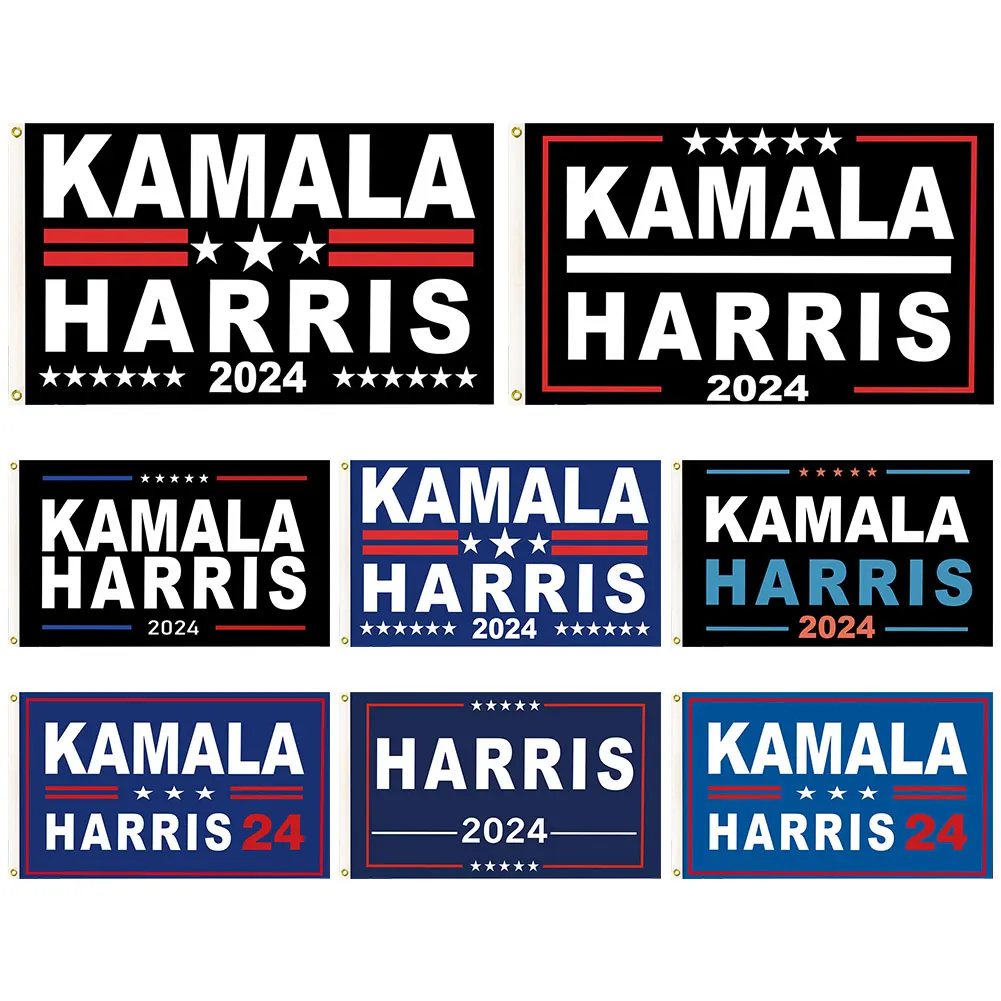 Kamala Harris 2024 US Presidential Election Flags Restore The Soul Of American Flags Banner 3x5 Ft Polyester for Indoor Outdoor