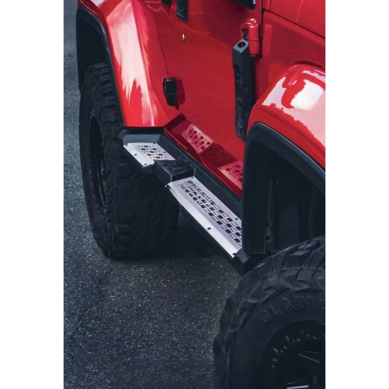 Auto Parts Modified Upgraded Aluminum Alloy Side Pedals Fit BJ40 2018-2023