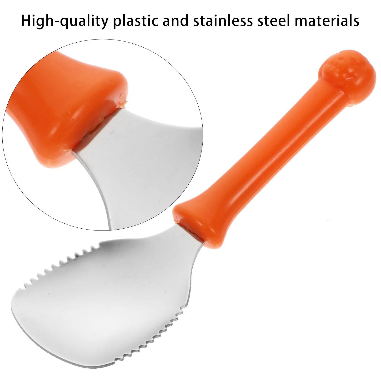 

Pumpkin Carving Tool Kit Orange High-Quality Material Ergonomic Handle Halloween Carving Set Creative DIY Pumpkin Lantern