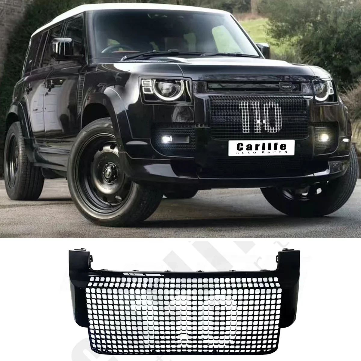 Auto grilles for Land Rover Defender 90/110/130 L663 2020 2021 2022 2023 upgrade urban style model