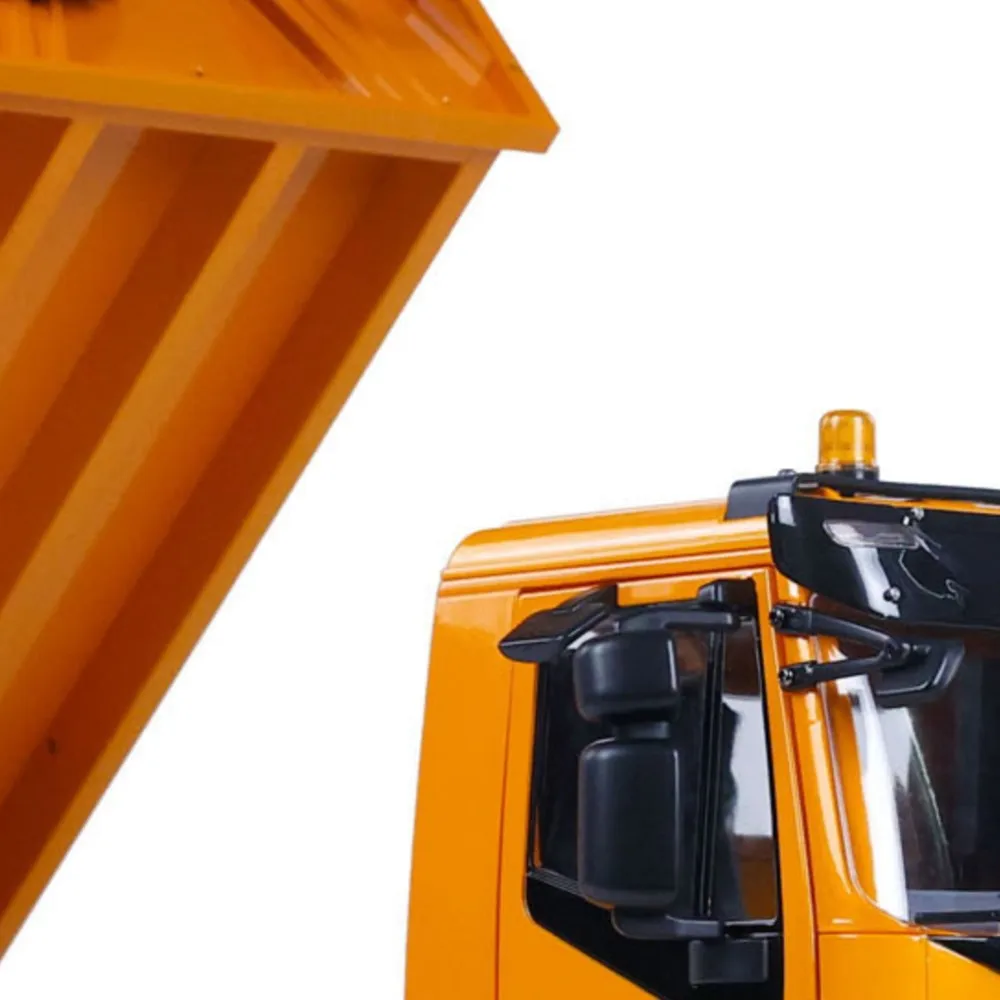 

8X8 LESU 1/14 RC Hydraulic Dump Truck Model Light Sound Systems Remote Control Tipper Dumper Car Painted Toy Gift THZH1711