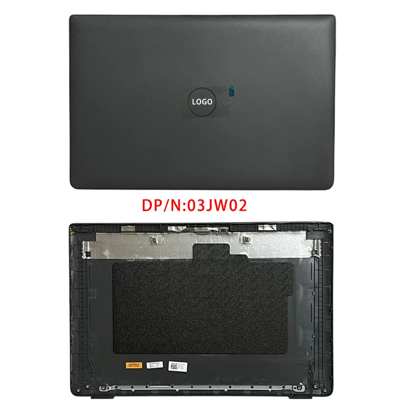 ใหม่สำหรับ Dell Latitude 3540 E3540อะไหล่แล็ปท็อปอุปกรณ์เสริมปกหลัง LCD/ที่วางแขน/ด้านล่างพร้อมโลโก้สีดำสีเทา