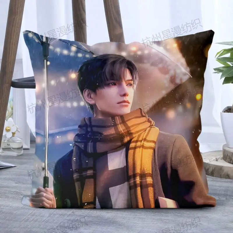 Chinees Spel Liefde En Deepspace Li Shen Shen Xing Hui Qi Yu Rafayel Zayne Xavier 45X45Cm Decoratieve Kussens Cover Cusion Covers