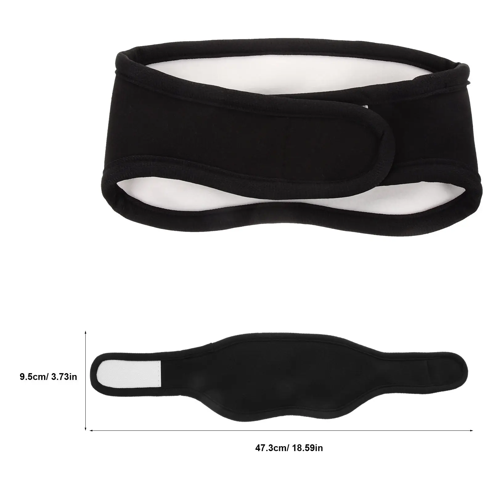 Castor Oil Neck Pack Wrap Reusable Essential Oil Pack Wrap Soft Comfortable Ergonomic Fit Hook Loop Fastener for Sleep Female