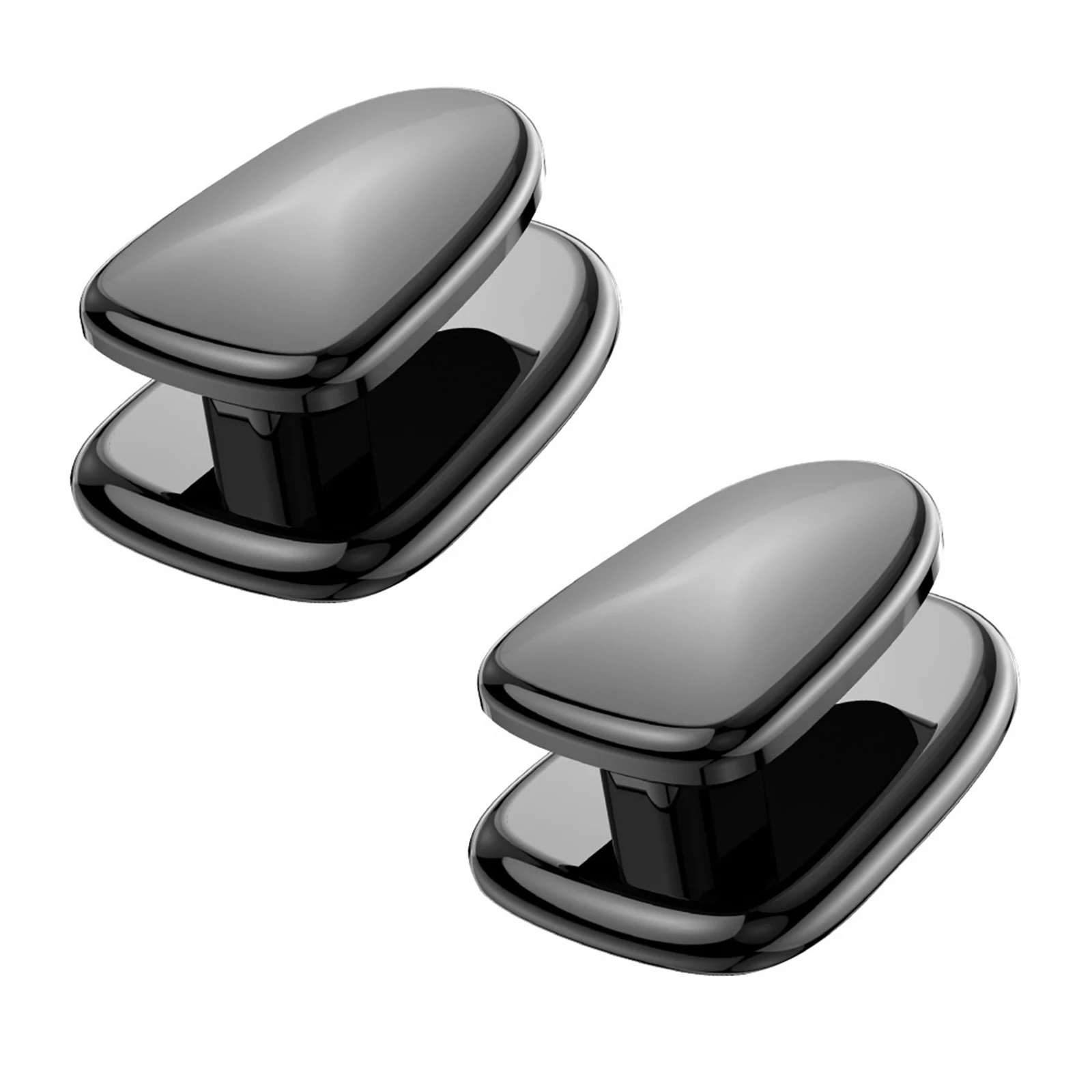 2 pezzi Mini ganci per auto supporto per adesivo con Clip per veicoli in metallo Mini dispositivo di fissaggio per gancio per chiavi per cuffie con cavo
