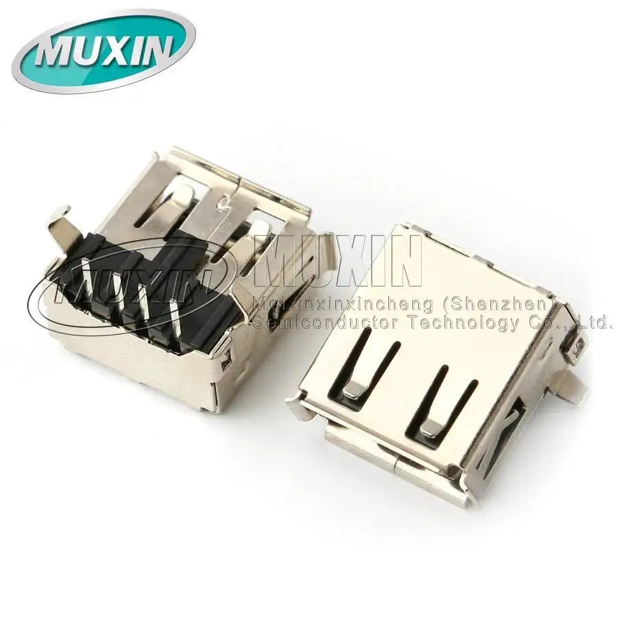 قابس USB 2.0 رأس أنثى المقبس ، جميع النحاس عالية ، مقاومة مزاجه ، 180 أ ، 90 درجة ، أبيض ، أسود ، بيج ، أصفر