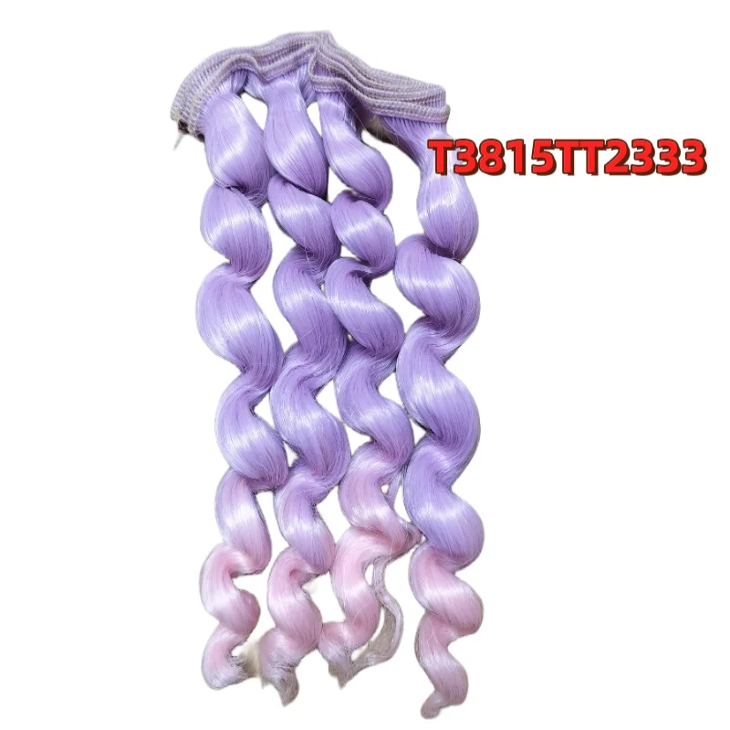 Dolls Trees Curly Hair Blonde Brunette High-temperature Hair Weft Doll Hair Extension for DIY BJD SD