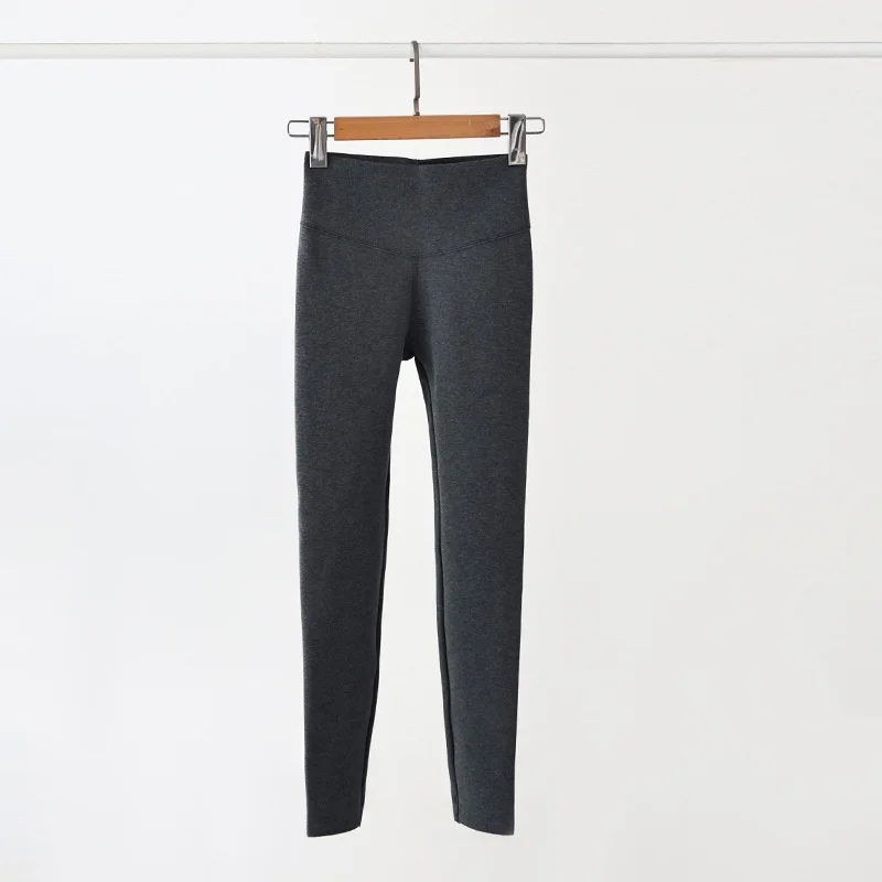 High Waist ey Yoga Pants Women's Autumn New Sle Slimming  Pants Long Trousers Comfortable Cotton Stretch Fabric