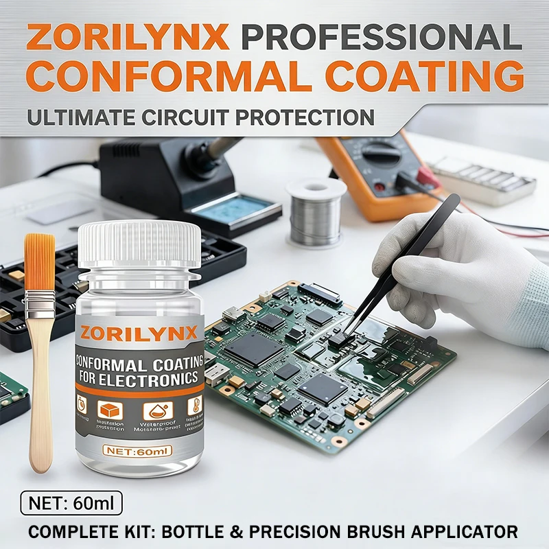 60ml PCB Conformal Coating Electronic Circuit Board Insulation Varnish Waterproof Liquid Tape Moisture-Proof Anti-Rust Paint