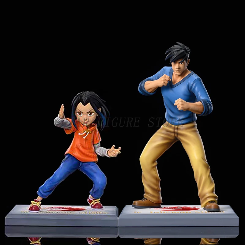 20cm Jackie Chan Adventures Action Figure Jade Chan Shendu Figurine PVC Collection Statue Gk Anime Twelve Talismans Model Toys