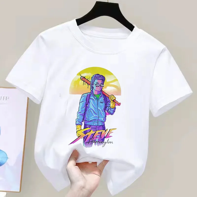 Pure Cotton Children's T-shirt, 2026 New Fashion Clothes for Summer Daily Life, Loose Casual T-shirt Multiple Pattern Printed