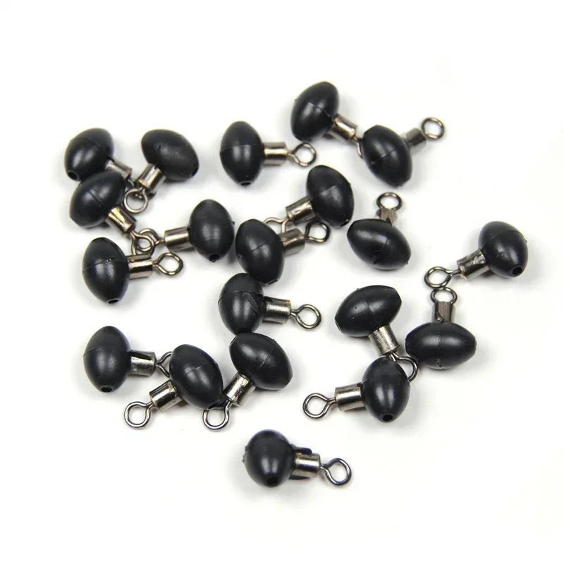 New 10 Pcs Fishing Tackle Running Ledger Zip Slider Beads Swivels Pulley Clip Line Rigs Fishing Tools Weight Accessories