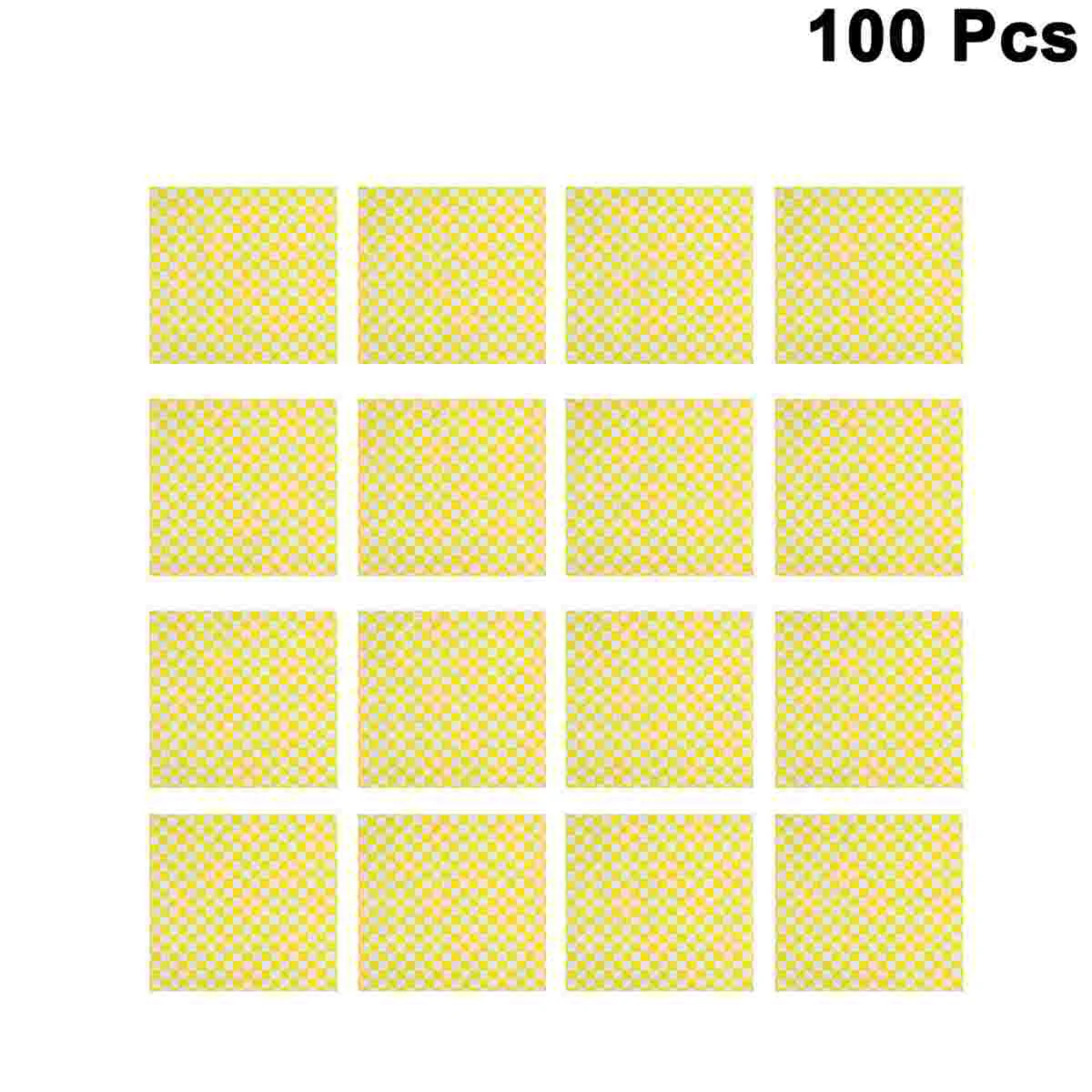 

100 Pcs Stauffers Cookies Paper Food Liners Baking Oil Papper Biscuit Wrapping Yellow