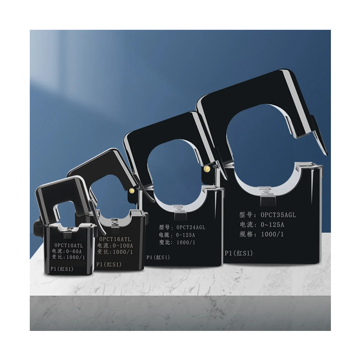 BISM1 High Frequency Split Core Current Transformer OPCT16AL 3000/1 AC CT Clamp on Current Transformer