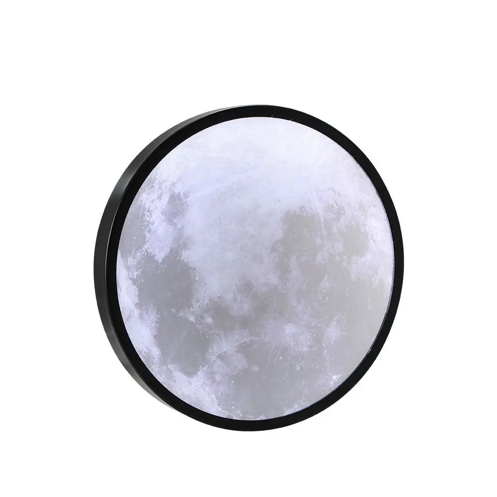 

Moon Mirror Lamp Night Light Moonlight Wall Decor Bedside Lamp Makeup Table Wall Mirror Bedroom Bathroom LED Lamp