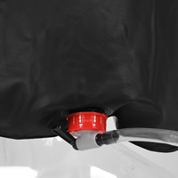 Lightweight Solar Shower Bag 20L Outdoor Camping Hiking Hot Water Storage Foldable Water Bag For Travel Fishing Picnic
