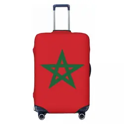 Custom Morocco Flag Luggage Cover Funny Moroccan Proud Patriotic Suitcase Protector Covers Suit For 18-32 inch