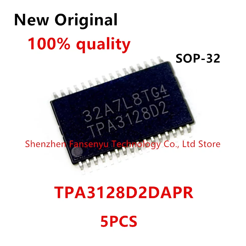 

(5piece)100% New TPA3128D2 TPA3128D2DAPR sop-32 Chipset.