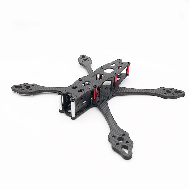 Nowy QAV-S 5 cali 225 rozstaw osi typu H dzielona rama z włókna węglowego z 5mm ramieniem do modelu RC FPV Racing Drone