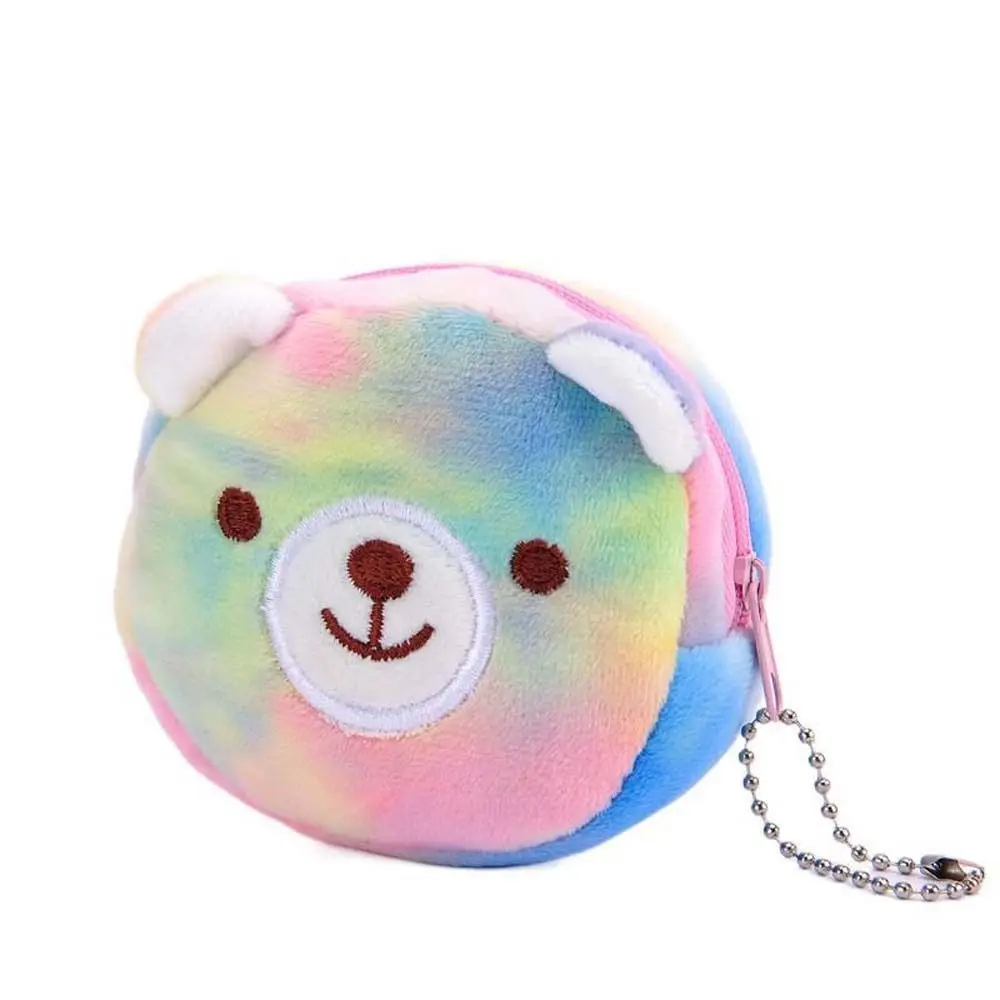 Cadeau licorne porte-monnaie pochette chat sac de rangement porte-clés sac sac à fermeture éclair en peluche porte-clés portefeuille sacs Mini portefeuille en peluche porte-monnaie