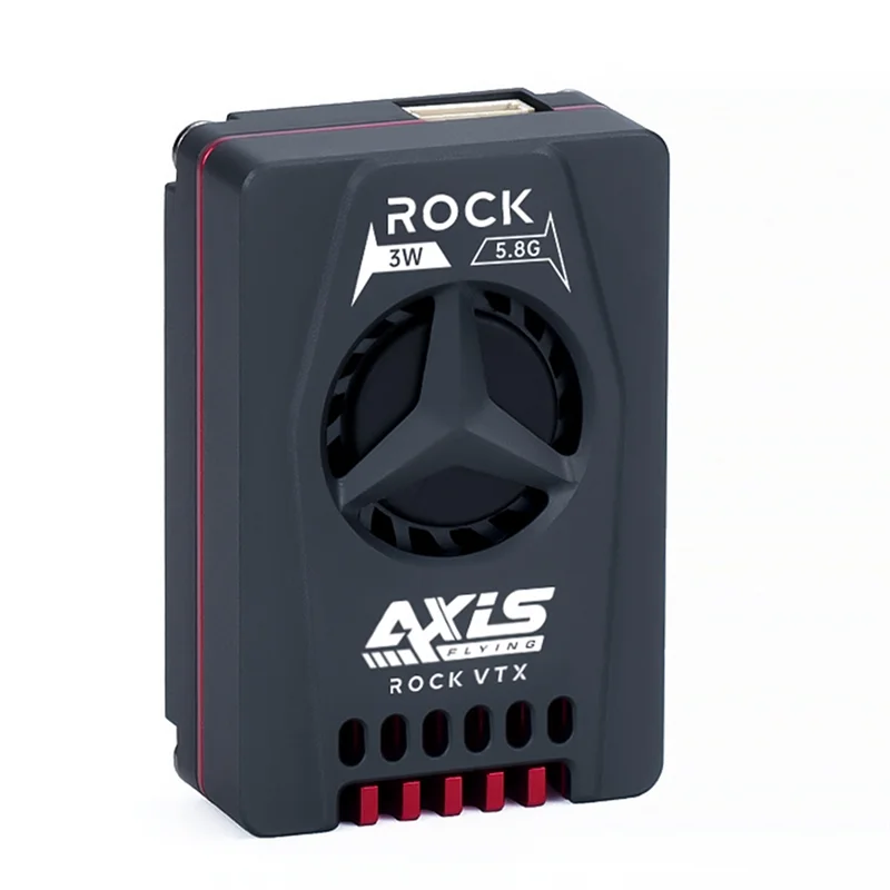 يوميًا لـ Axis Flying 3W 5.8G VTX FPV Video Transmitter مروحة تبريد مدمجة لطائرة FPV طويلة المدى RC بدون طيار