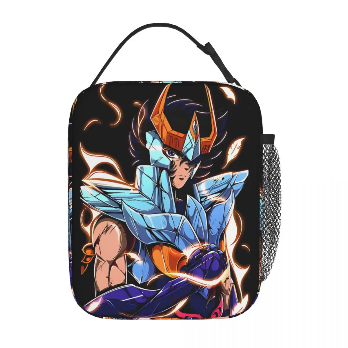 

Knights Of The Zodiac Insulated Lunch Bags Leakproof Saints Seiyas Lunch Container Cooler Bag Tote Lunch Box Food Handbags