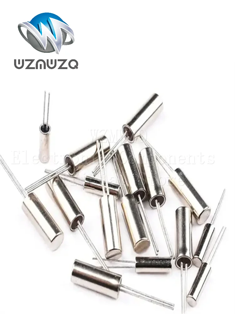 25PCS/Lot 32.768 KHZ 32.768K 3*8mm Cylinder Quartz Resonator 32.768KHZ Oscillator Quartz Crystal  12.5pF ±10ppm