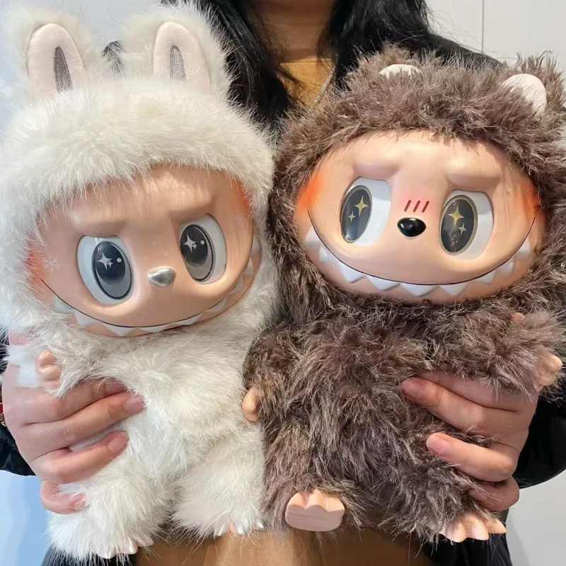 Новая серия Monster Labubu 38 см Zimomo Big Angel, креативная фигурка куклы, виниловая подвеска, модель куклы, игрушка, реплика игрушки, подарки на день рождения
