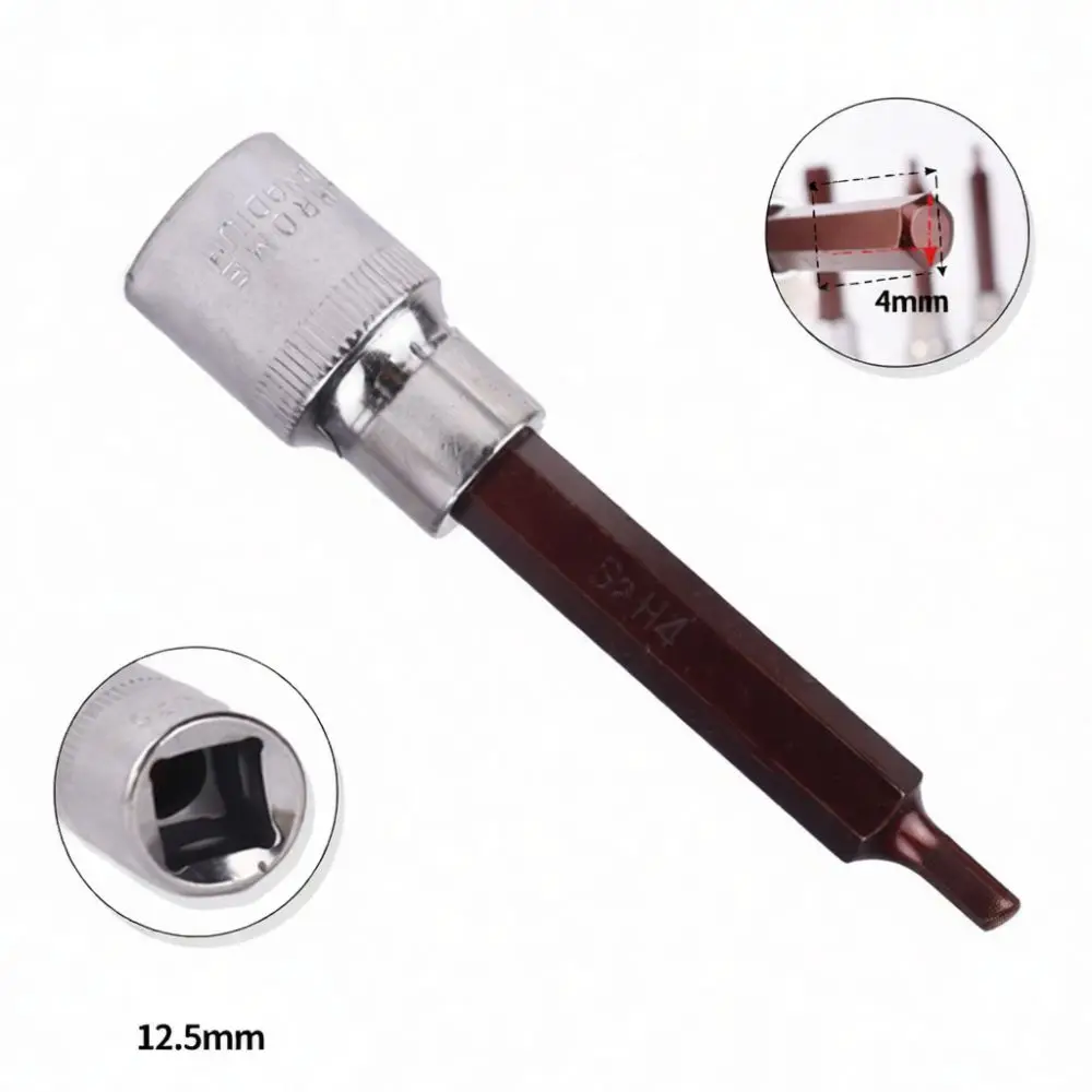 Impact Ready S2 Steel Hex Socket Set 1 2 Inch Drive Extension Bit For Electric Wrench Industrial Repair Tool Set