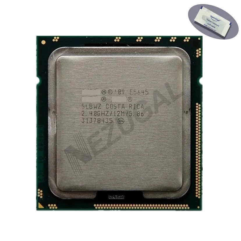 

Процессор E5645 SLBWZ LGA1366, 2,4 ГГц, шесть ядер, 12 МБ, 80 Вт