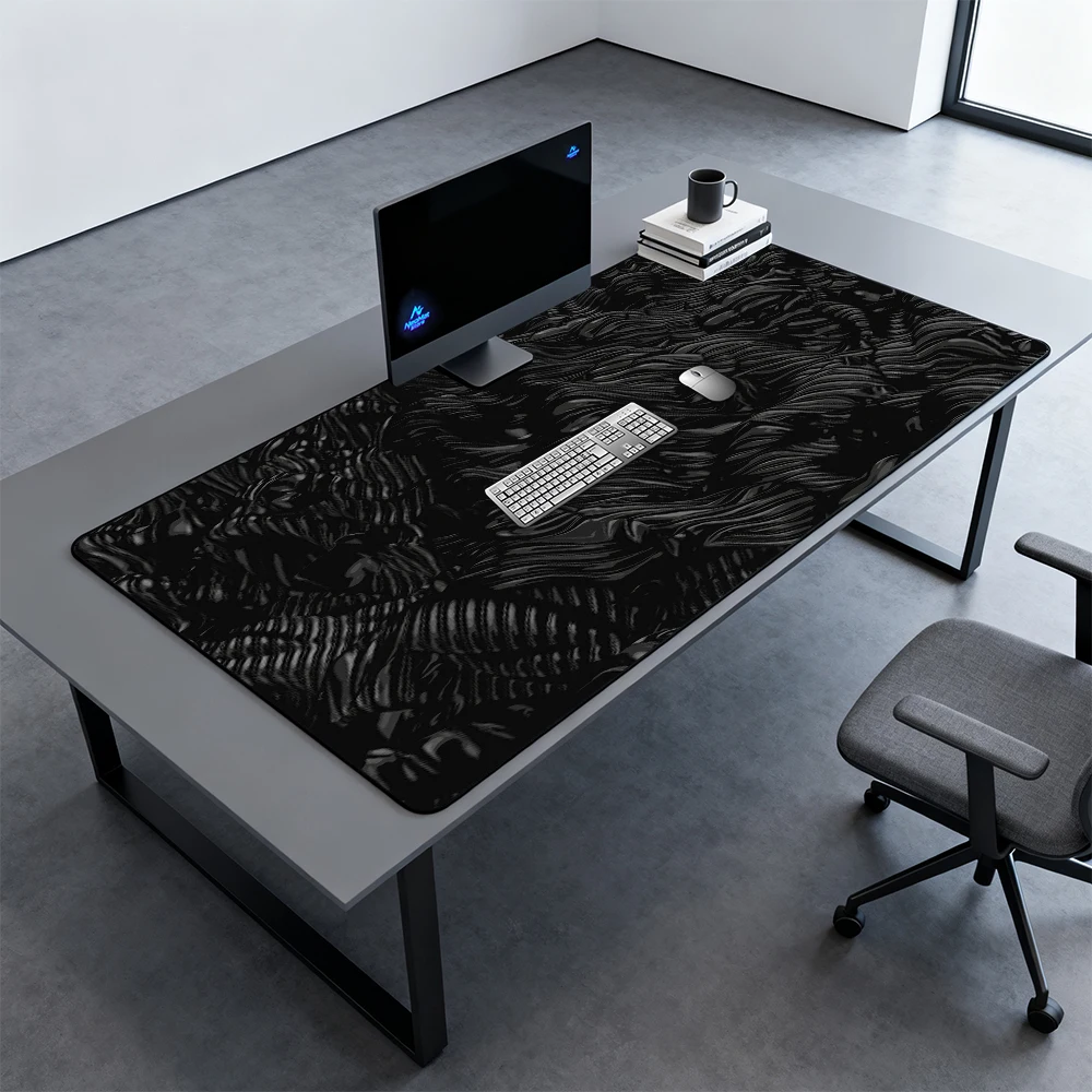 Black Carpet Mouse Computer Game Table Mat 1200x600 Desk Mats Big Mousepad Office Accessory Gaming Room Decoration 150x60cm