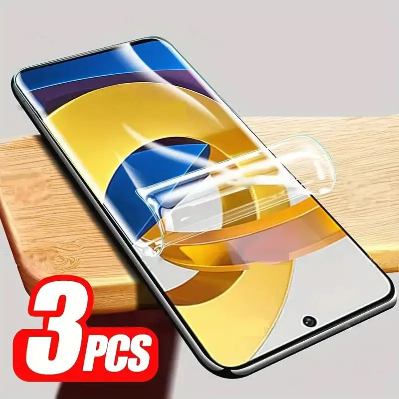 3Pcs Hydrogel Film For Samsung Galaxy S25 S23 S22 Ultra Plus S24 FE Note 20 A56 A55 A36 A26 A16 5G Screen Protector